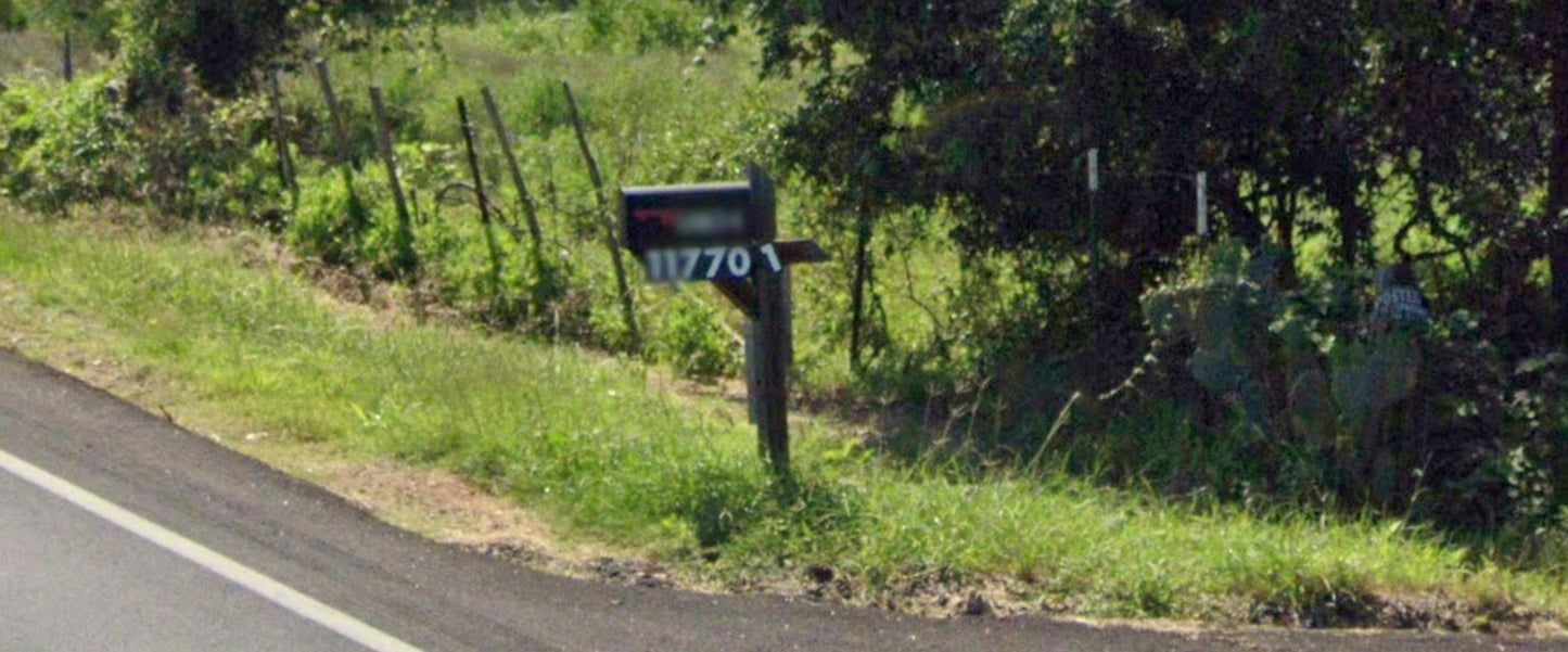 Reflective address sign